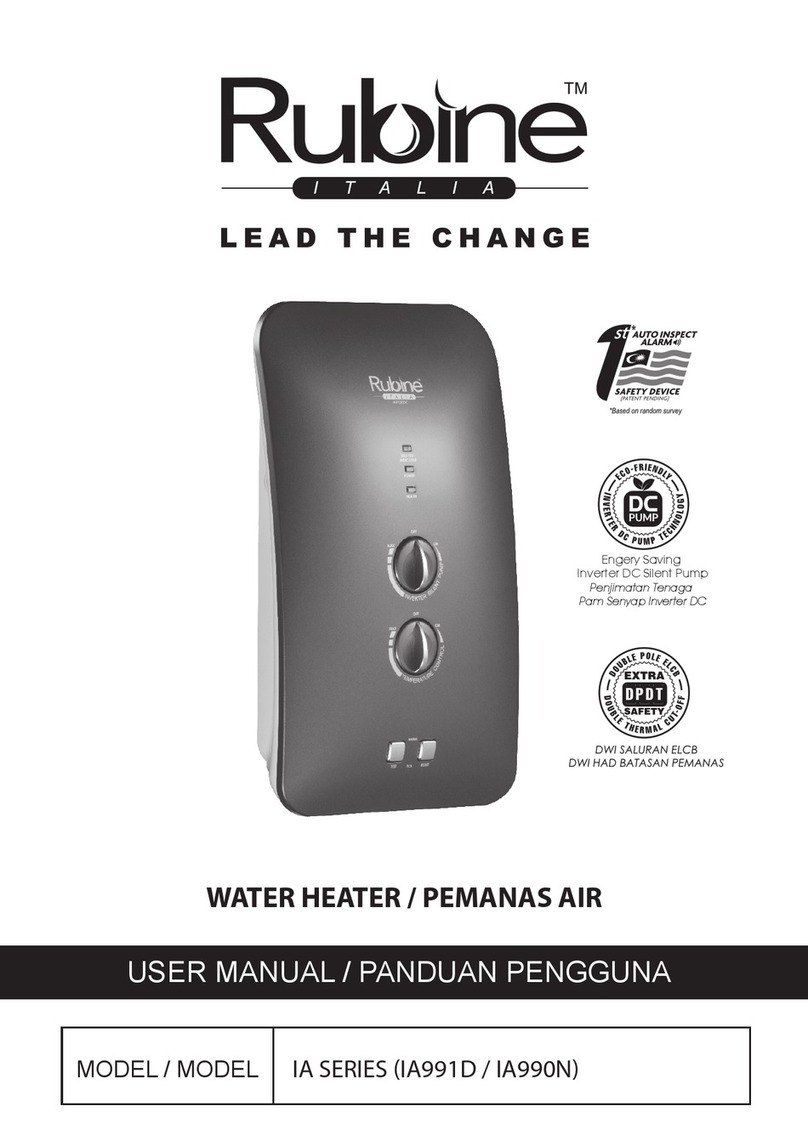 Rubine IA991D User manual Rubine IA991D User manual
