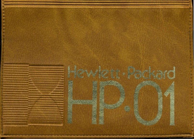 HP HP-01 User manual