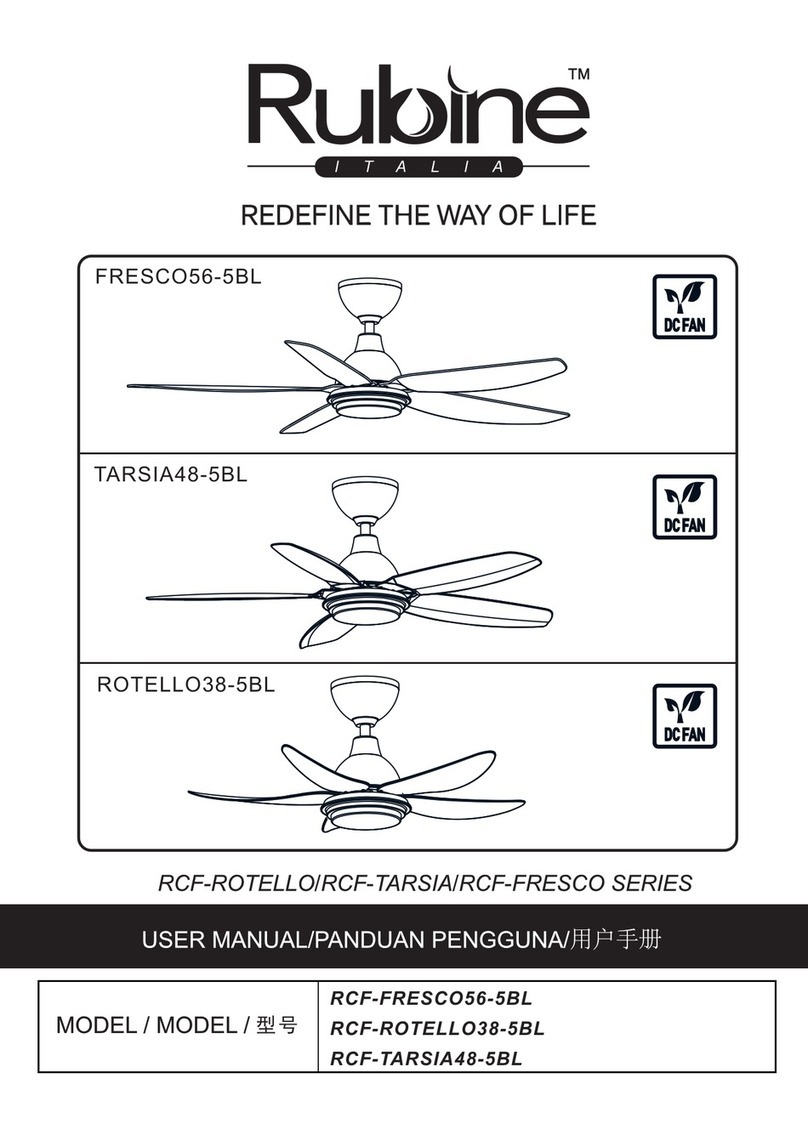 Rubine FRESCO56-5BL User manual