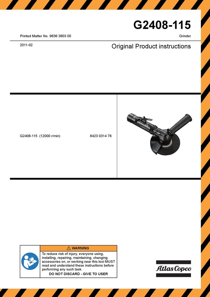 Atlas Copco G2408-115 Original product instructions