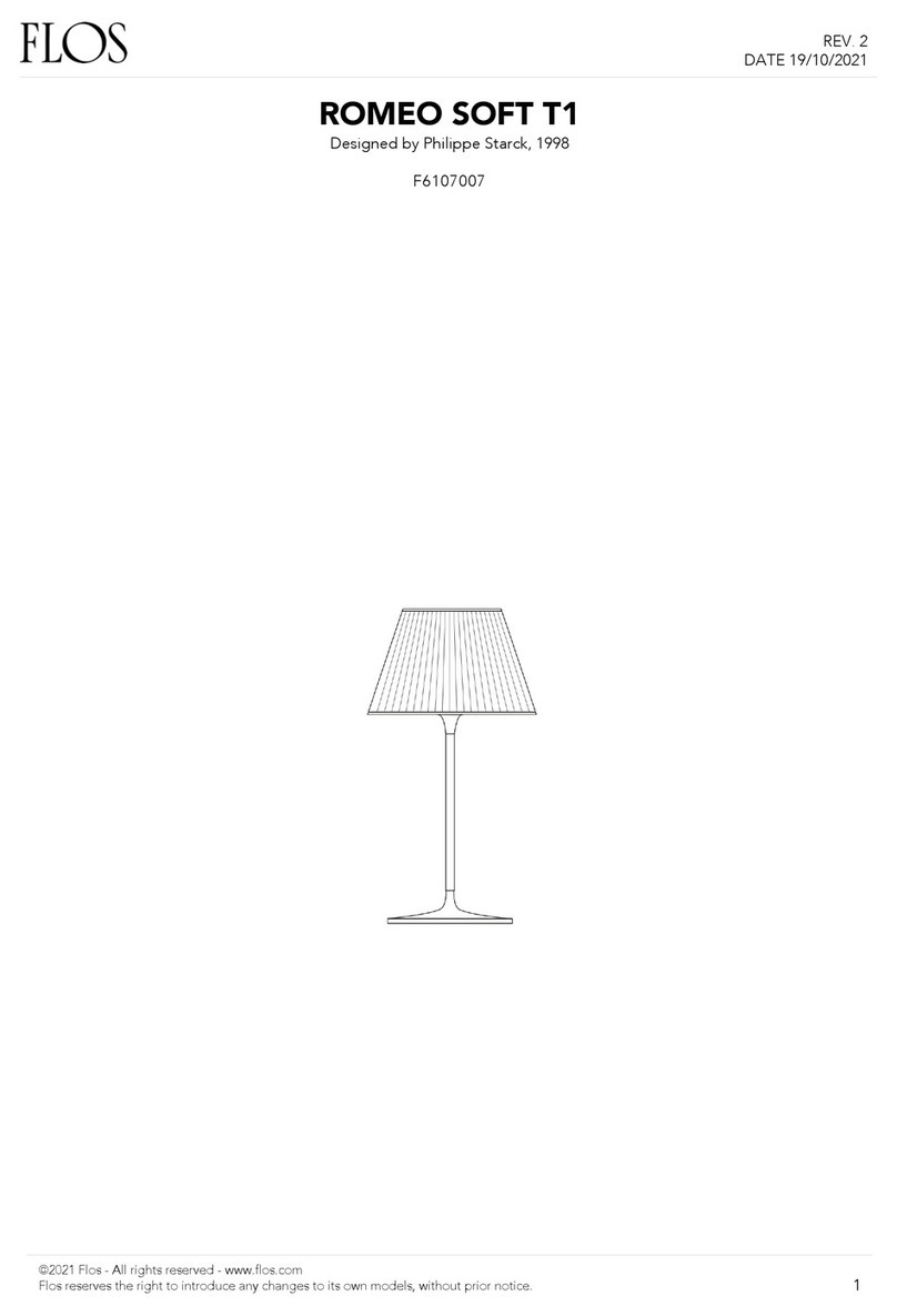 FLOS ROMEO SOFT T1 manual
