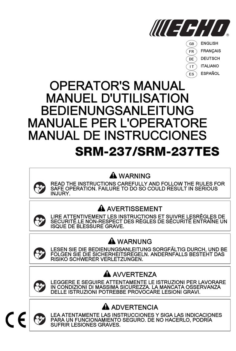 Echo SRM-237TES User manual