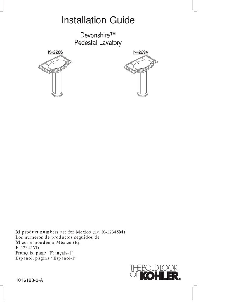 Kohler K-2294 User manual