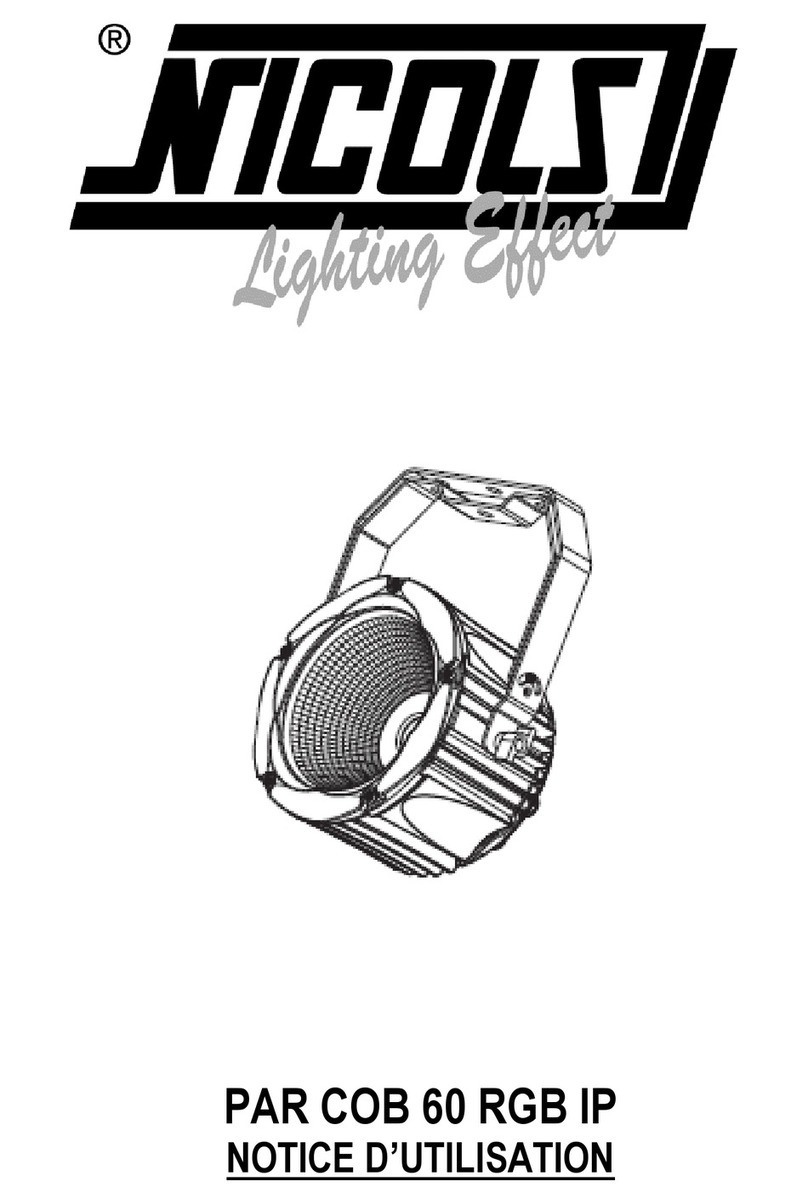 Nicols PAR COB 60 RGB IP user guide