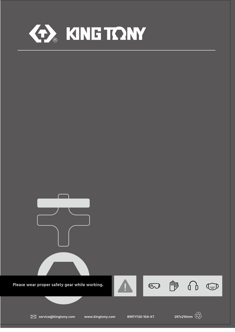 King Tony 9TY120-10A-B Operation manual