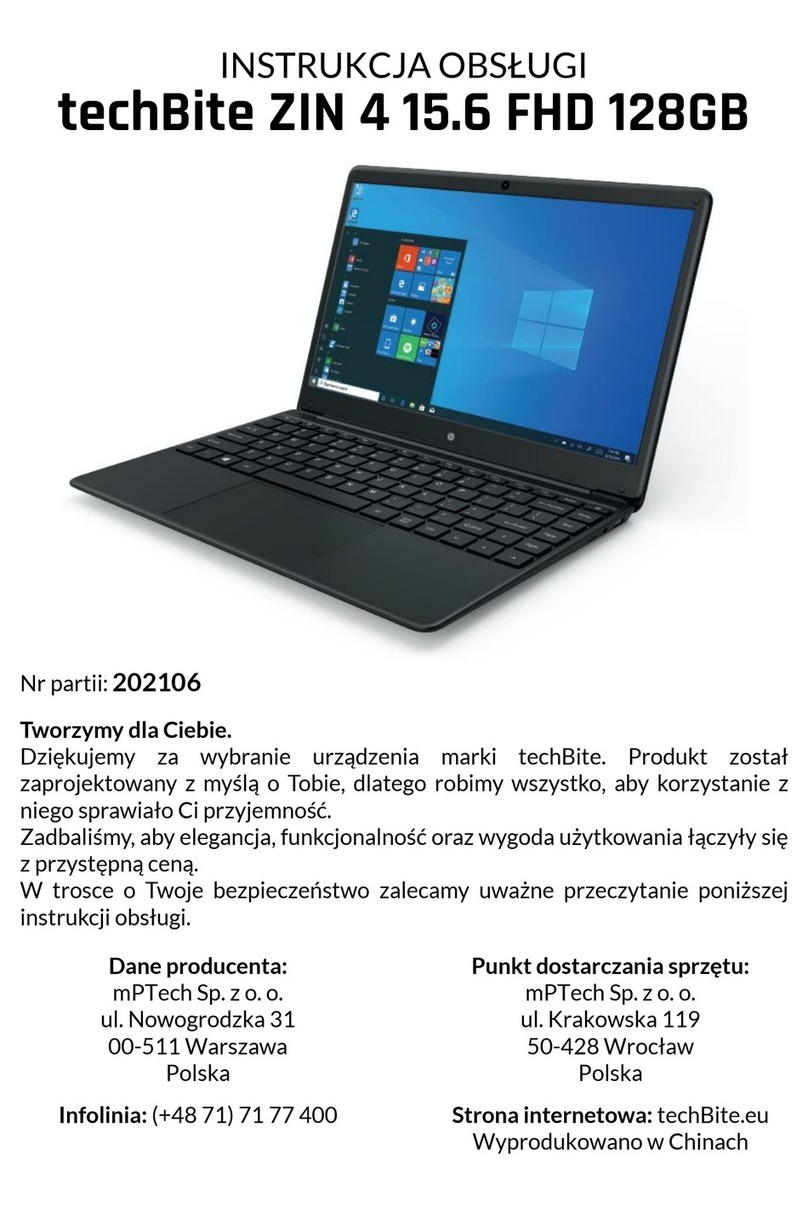 techBite ZIN 4 15.6 FHD 128GB User manual techBite ZIN 4 15.6 FHD 128GB User manual