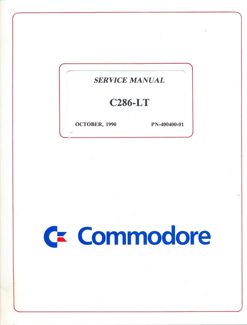 Commodore C286-LT Service manual