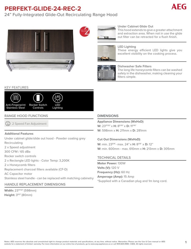 AEG PERFEKT-GLIDE-24-REC-2 User manual