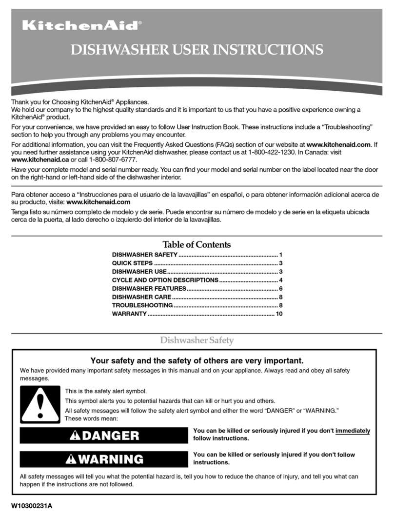 KitchenAid W10300231A User instructions