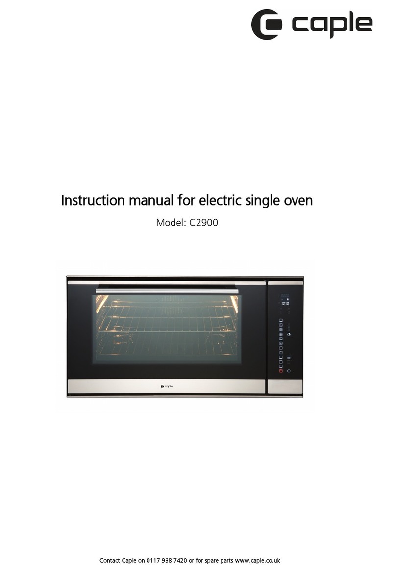 Caple C2900 instruction manual