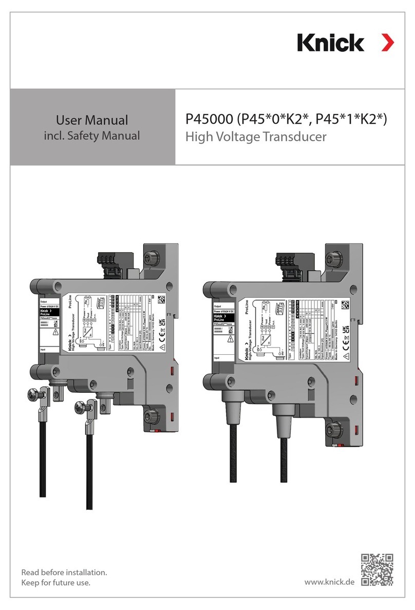 Knick P45 0 Series user manual