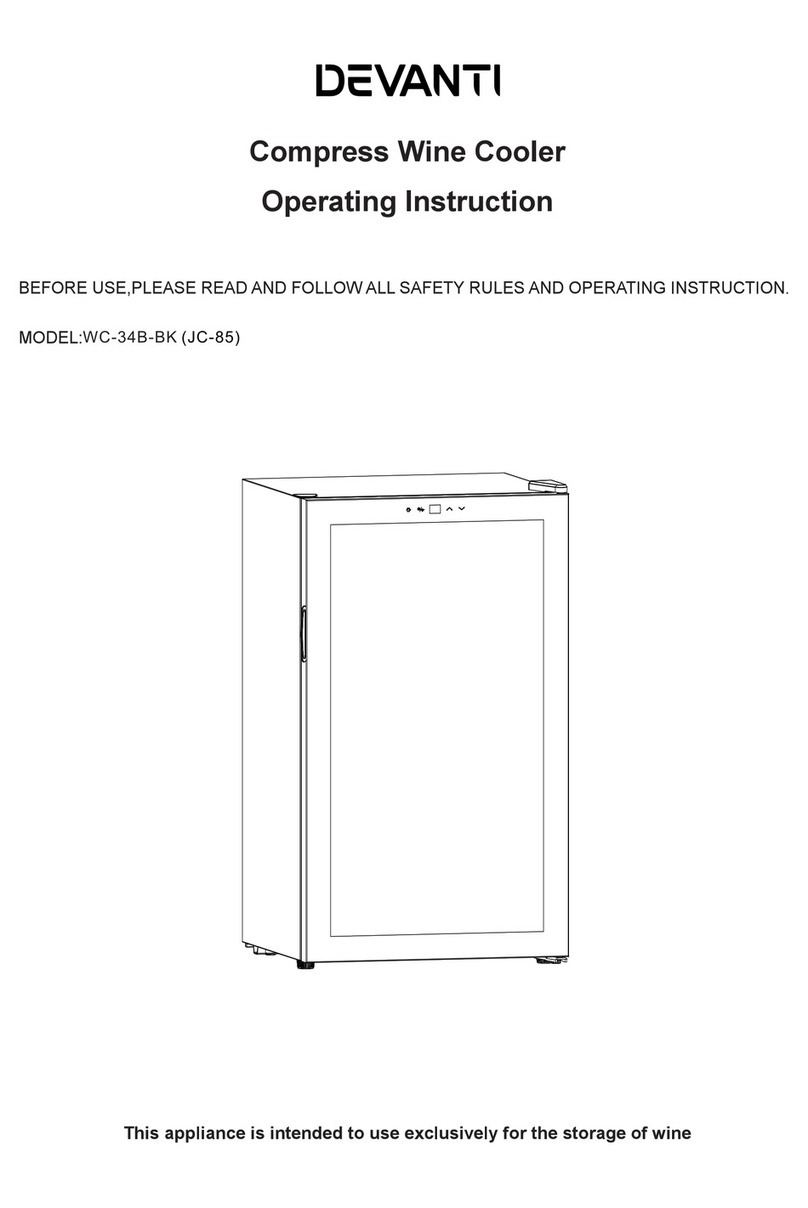 DEVANTI WC-34B-BK operating instructions