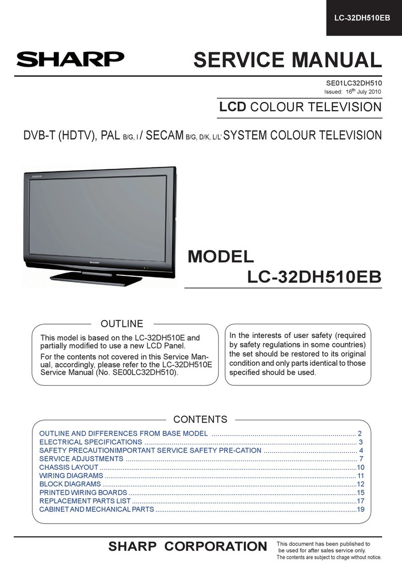 Sharp LC-32DH510EB User manual