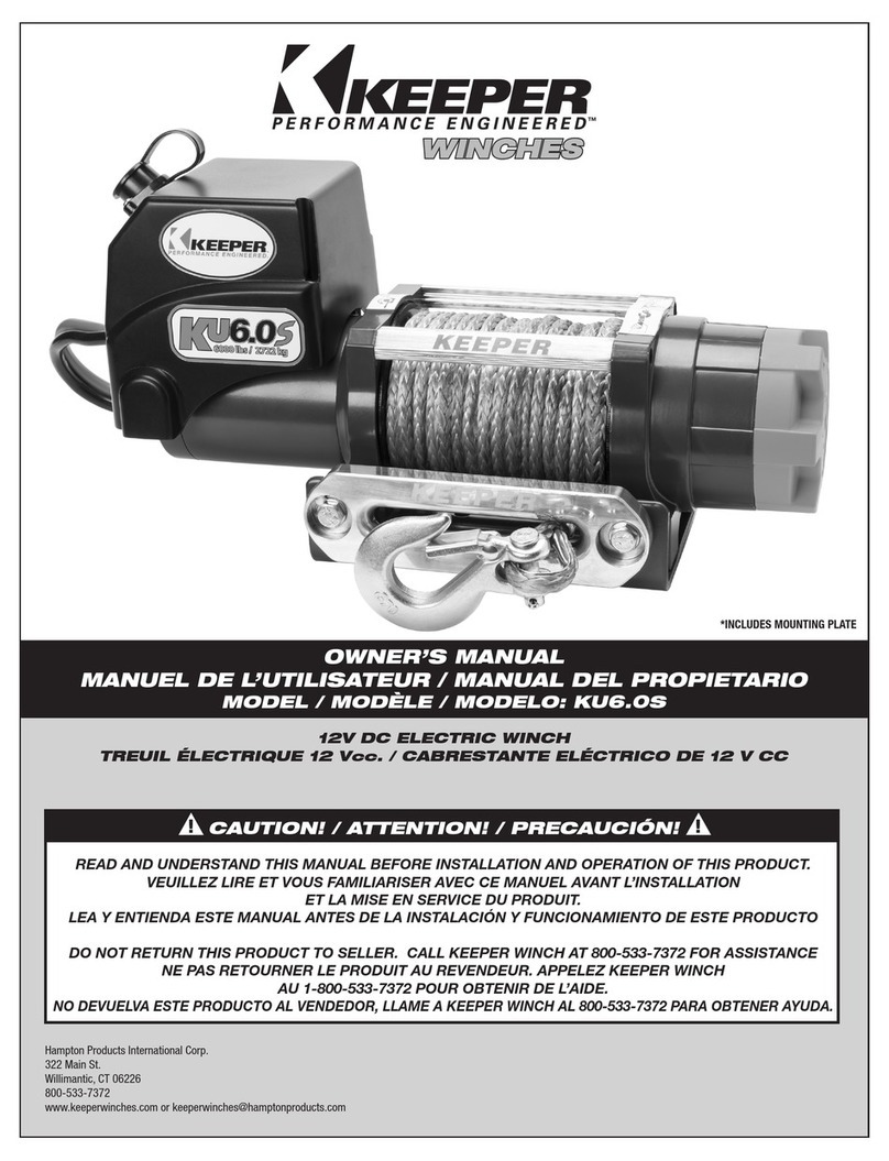 Keeper KU6.0S owner's manual