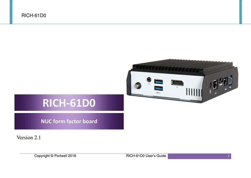 Portwell RICH-61D0 User manual