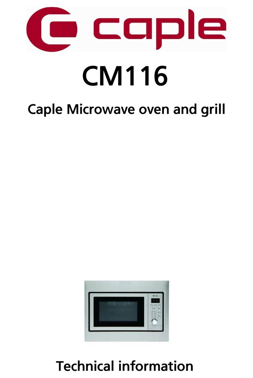 Caple CM116 Manual