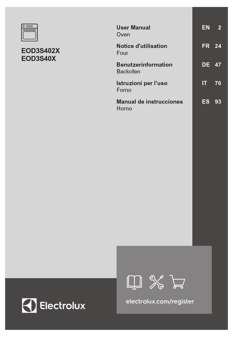 Electrolux EOD3S402X user manual