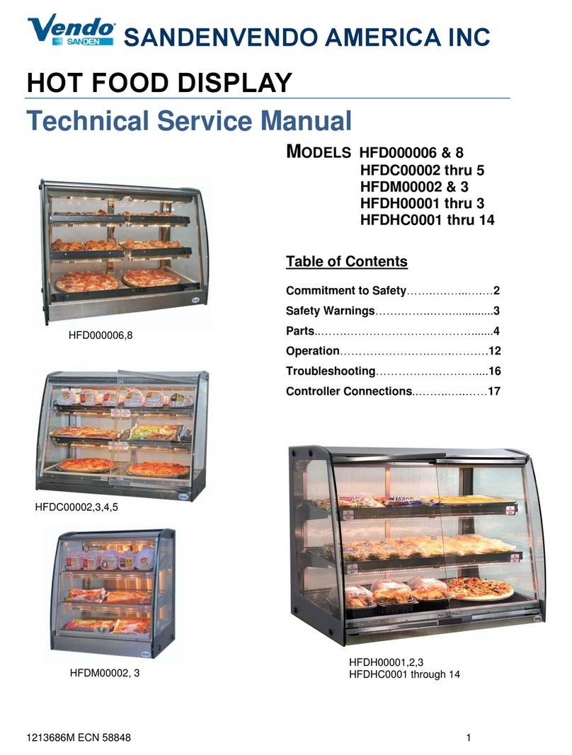 SandenVendo HFD000006 Technical & service manual SandenVendo HFD000006 Technical & service manual