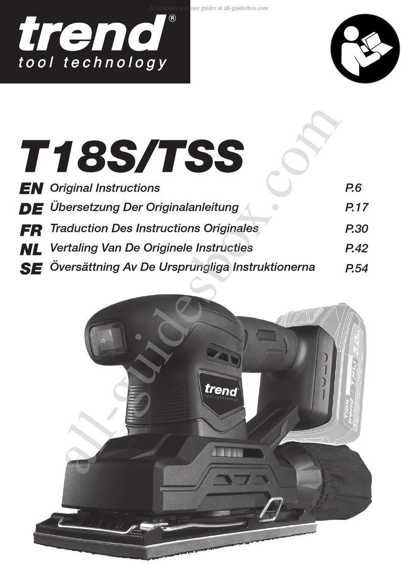 TREND T18S/TSS Original instructions