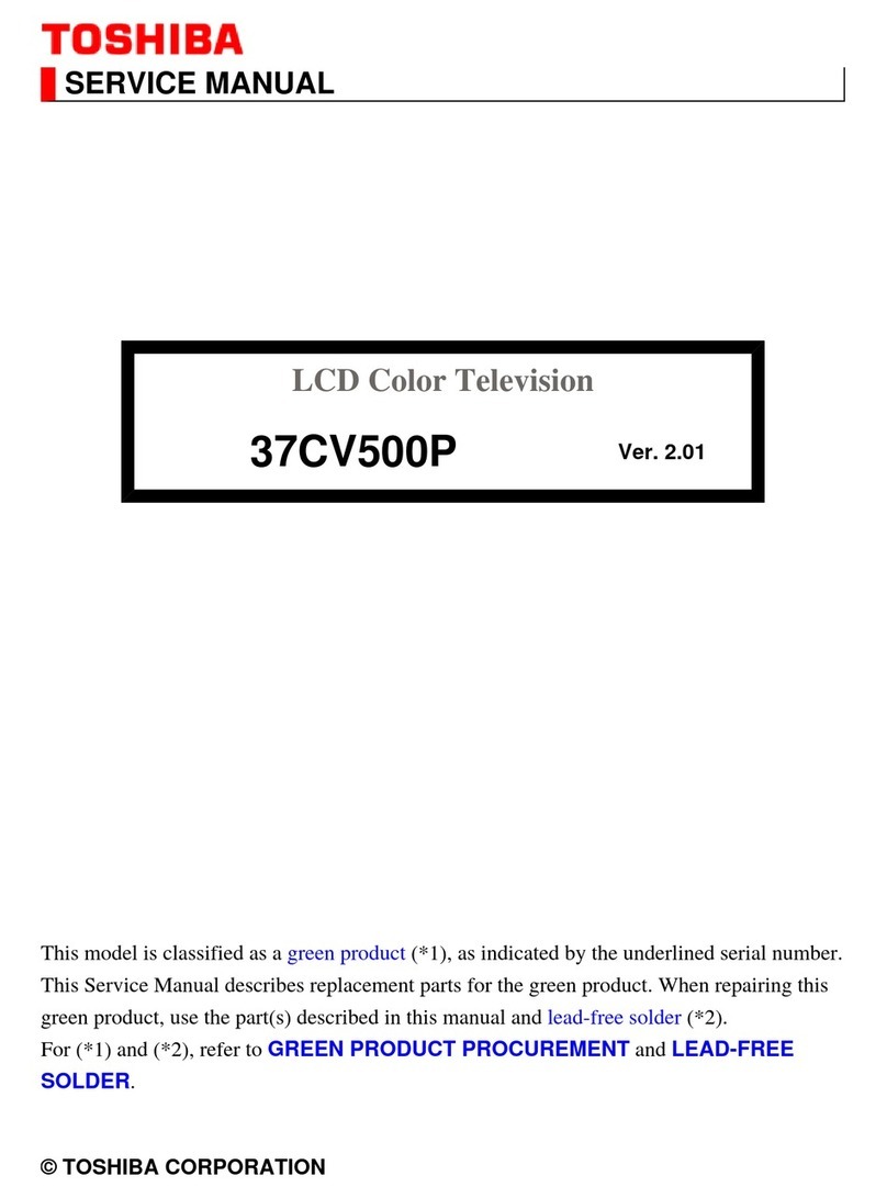 Toshiba 37CV500P User manual