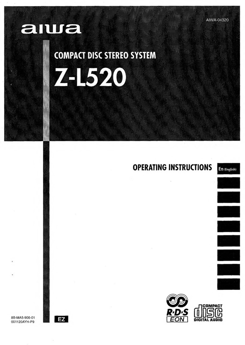 Aiwa Z-L520 User manual
