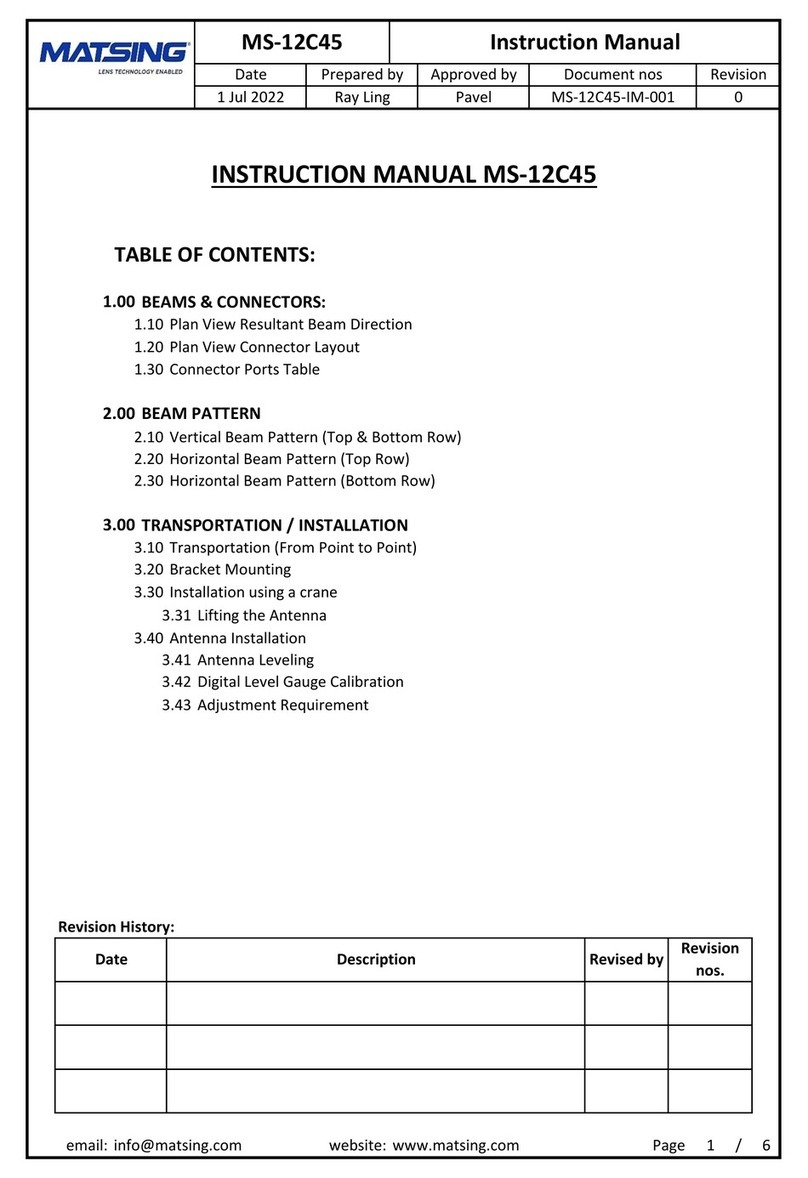 Matsing MS-12C45 instruction manual