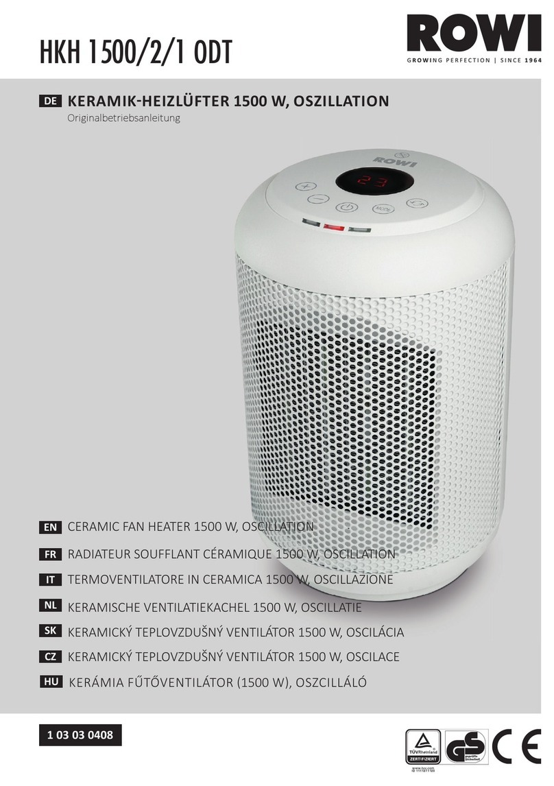 Rowi HKH 1500/2/1 ODT User manual