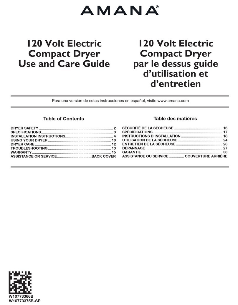 Amana W10773375B-SP User manual