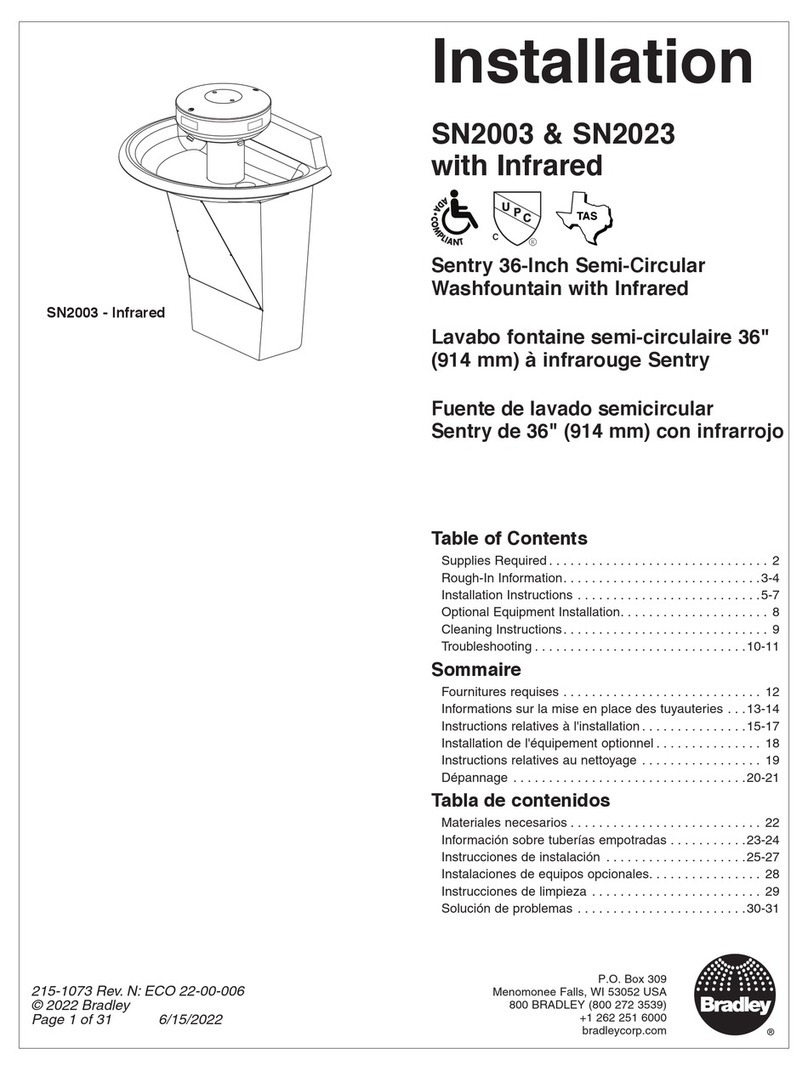 Bradley SN2003 User manual