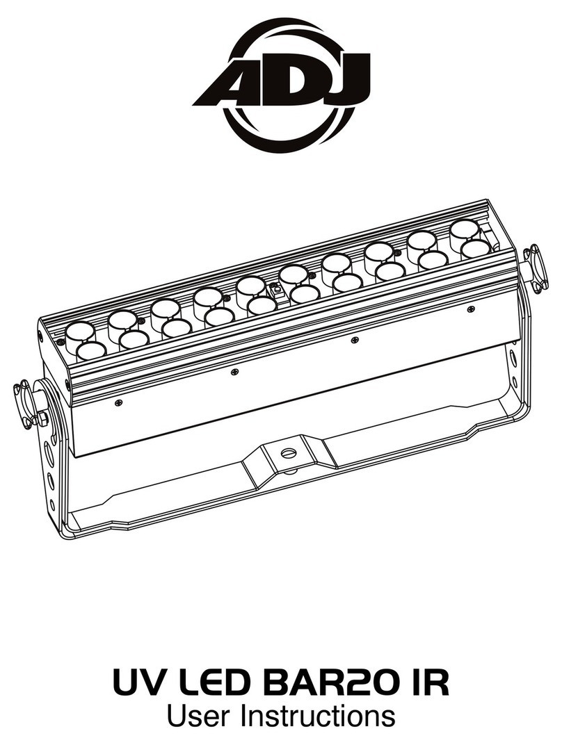 ADJ UV LED BAR20 IR User manual