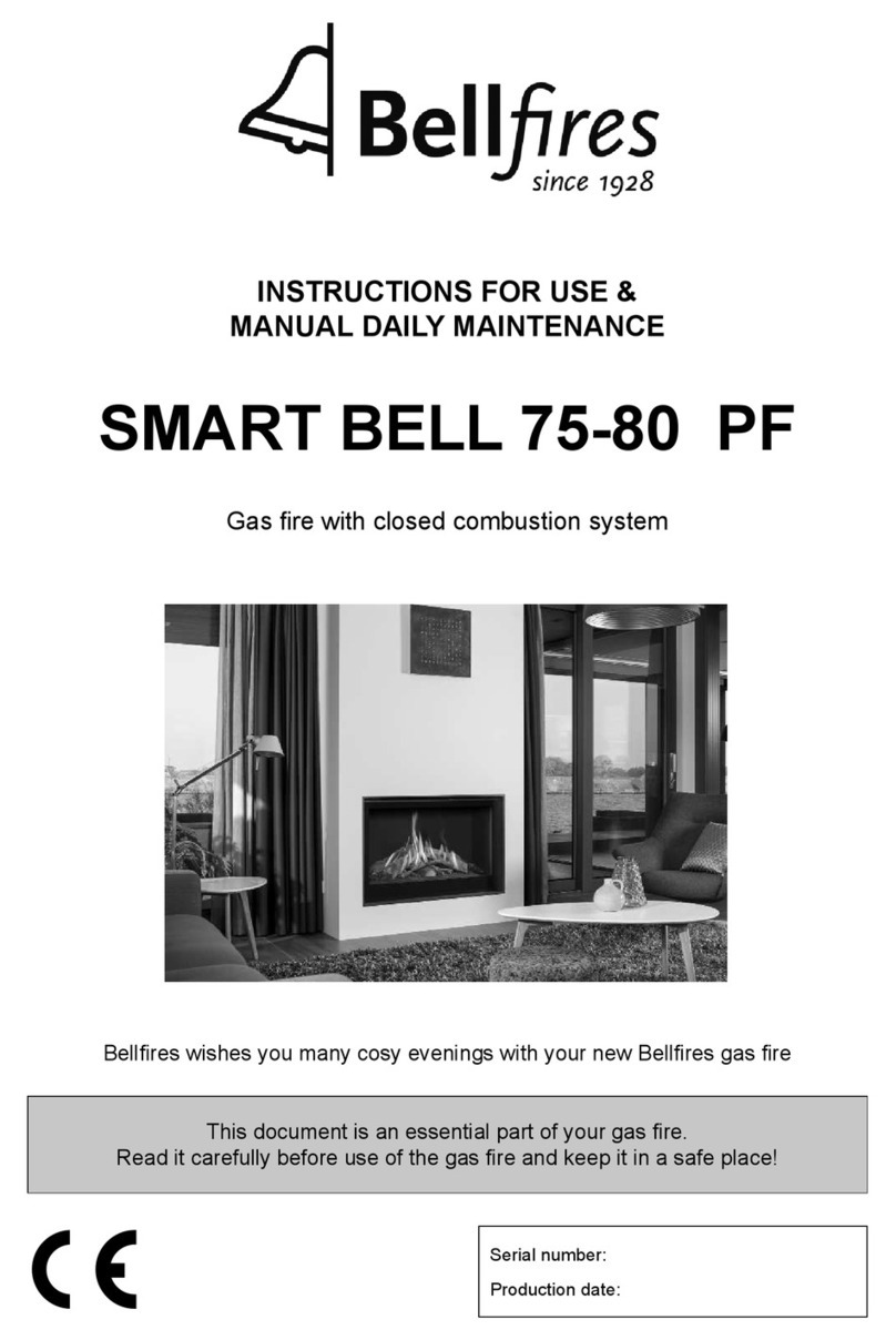 Bellfires SB 75 PF Installation and operation manual Bellfires SB 75 PF Installation and operation manual