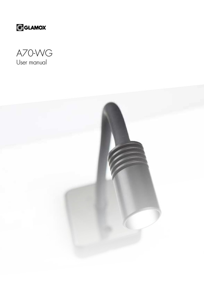 Glamox A70-WG User manual
