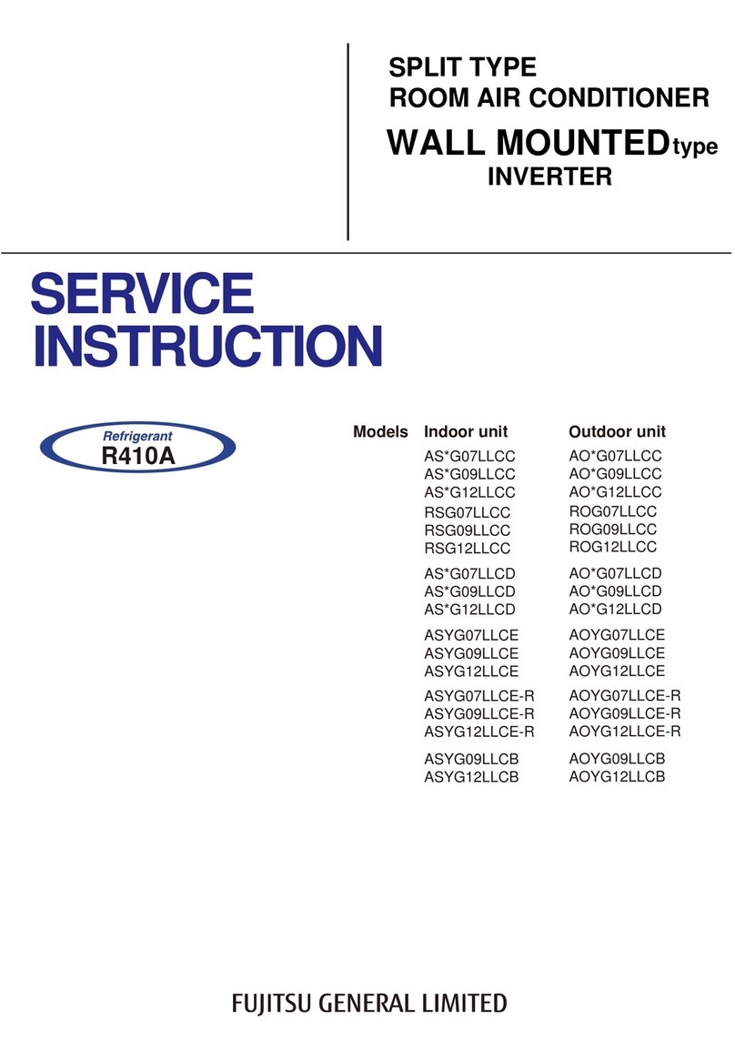 Fujitsu ASYG09LLCB Original operating manual