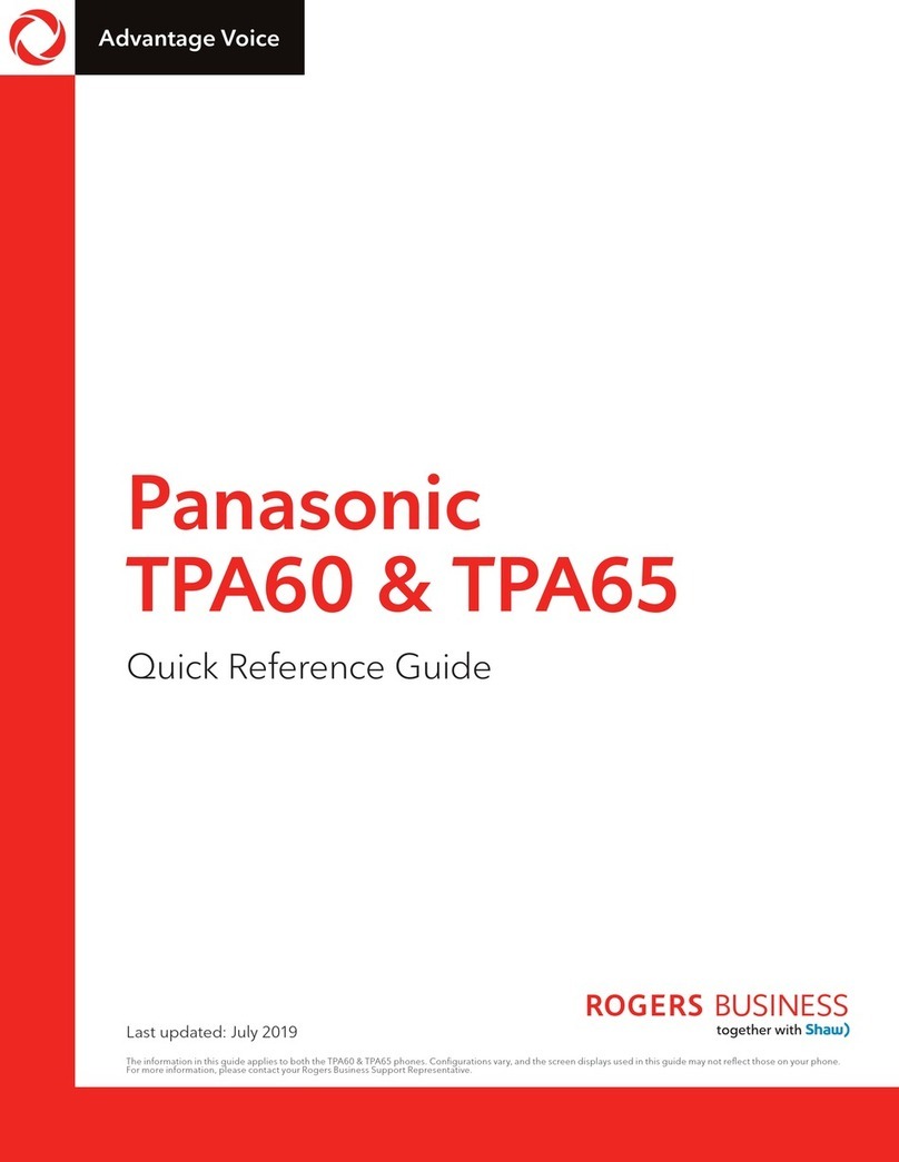 Panasonic KX TPA 65 User manual