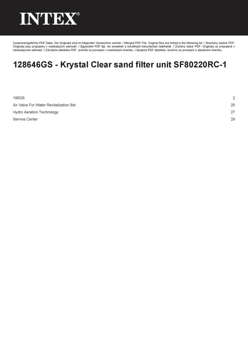 Intex 128646GS owner's manual