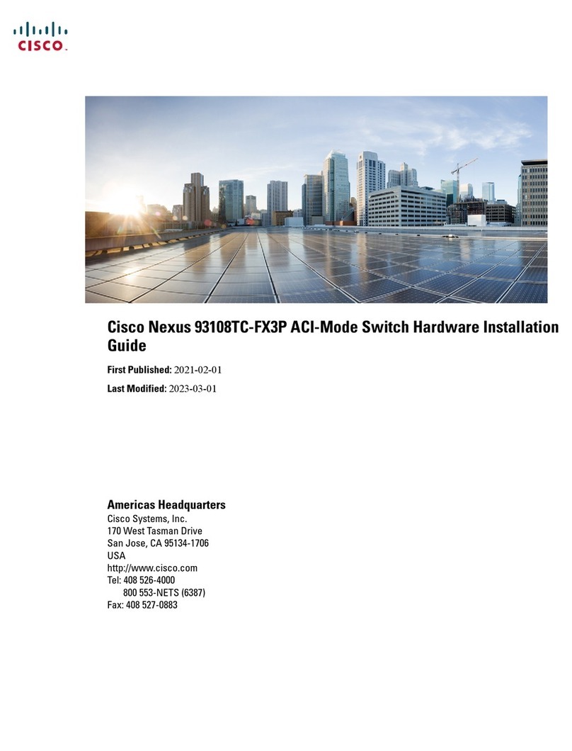 Cisco Nexus 93108TC-FX3P Manual Cisco Nexus 93108TC-FX3P Manual