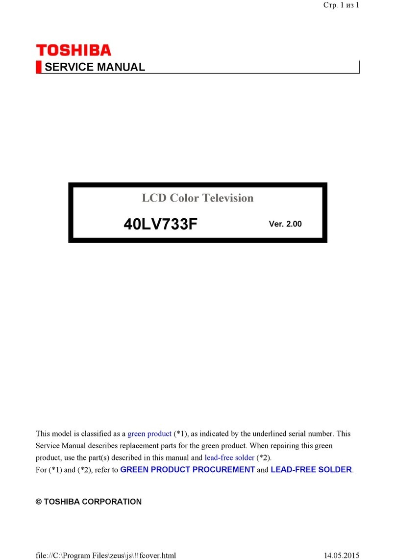Toshiba 40LV733F User manual