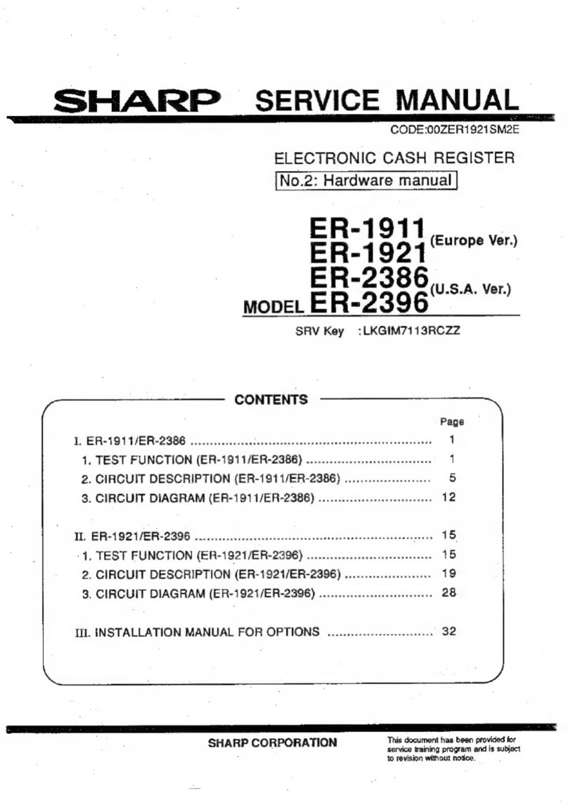 Sharp ER-1911 Service manual