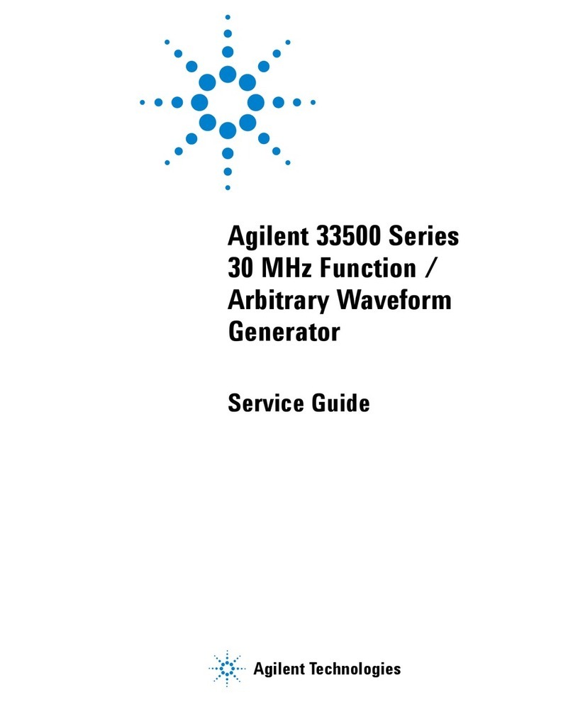Agilent Technologies Agilent 33500 Series User manual