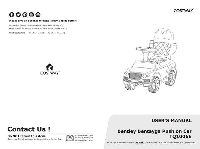 Costway TQ10066 User manual