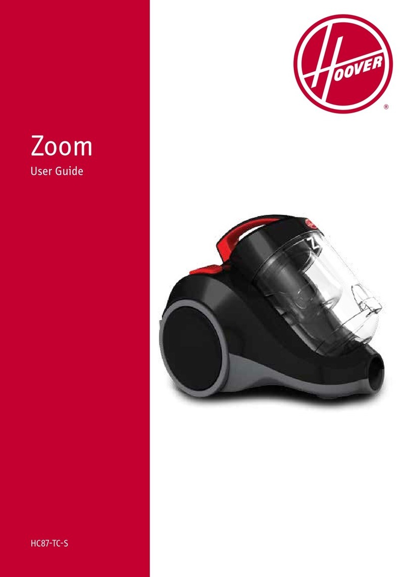 Hoover Zoom HC87-TC-S User manual
