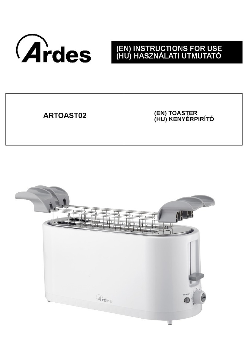 ARDES ARTOAST02 Instructions for use