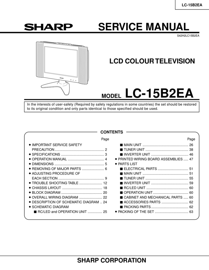 Sharp LV-15B2EA User manual