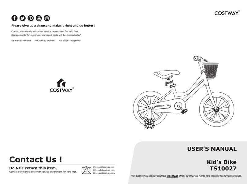 Costway TS10027 user manual