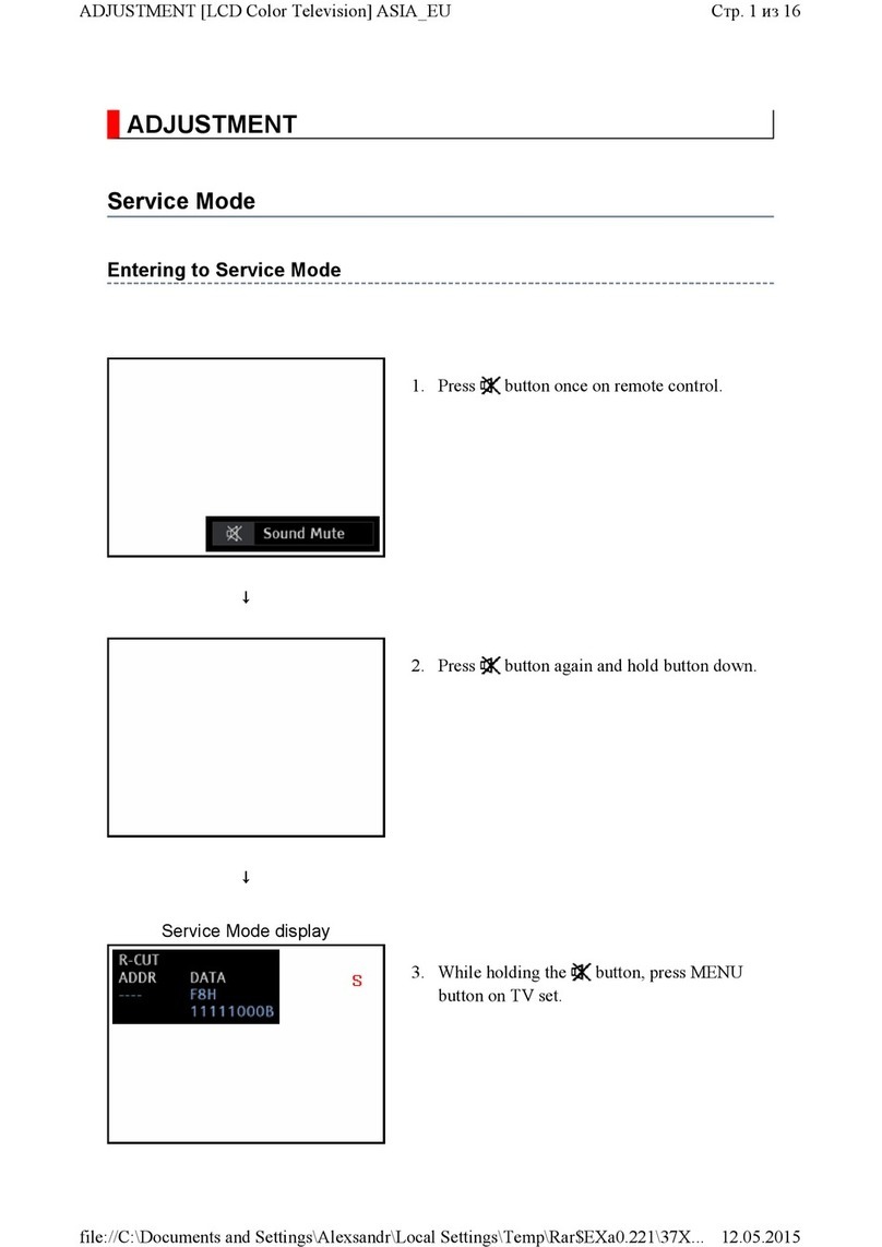Toshiba 37XV566D User manual Toshiba 37XV566D User manual