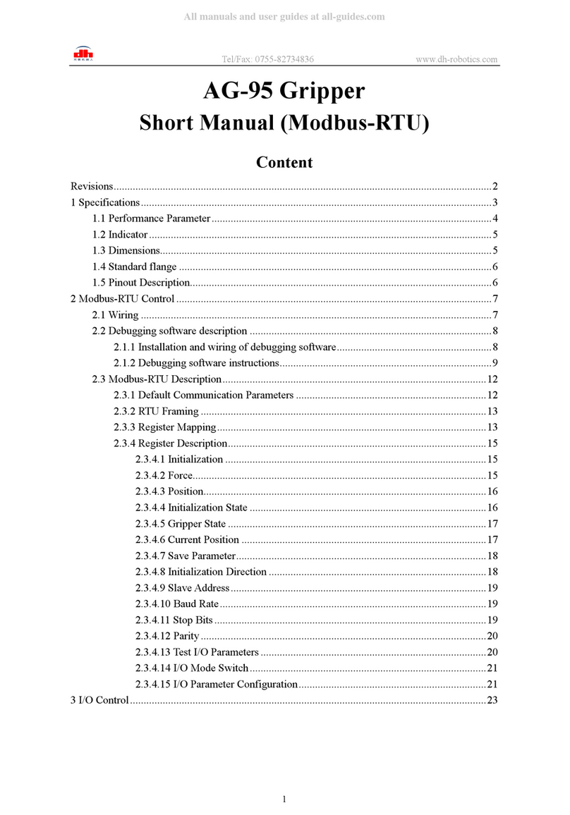 DH Robotics Technology AG-95 Short manual