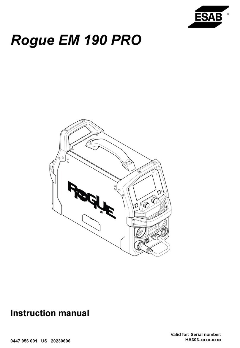 ESAB Rogue EM 190 PRO User manual