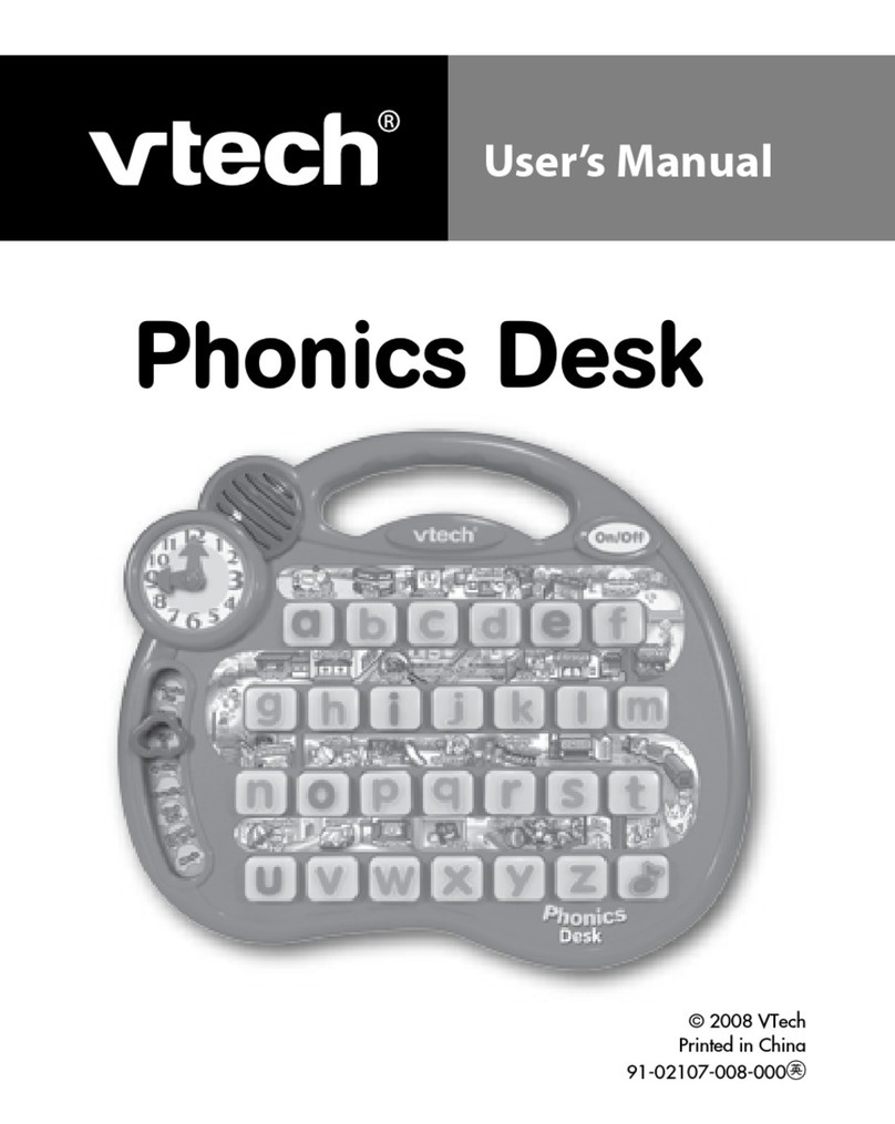 V-tech Phonics Desk User manual