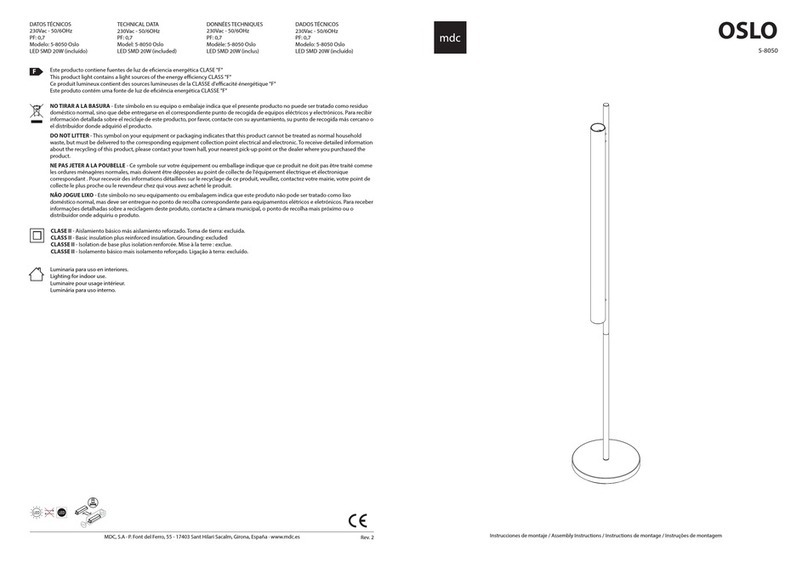 MDC OSLO Assembly instructions