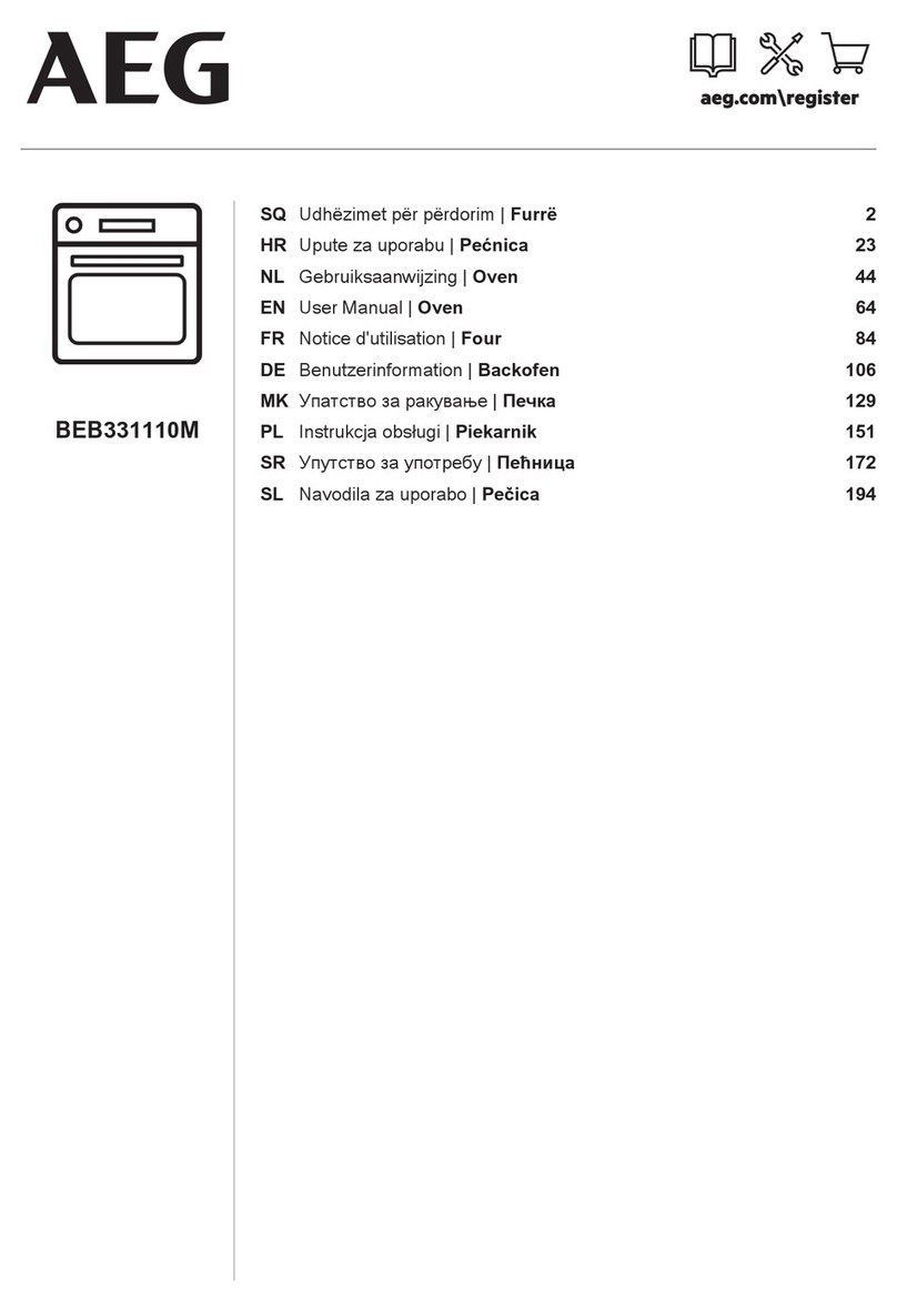 AEG BEB331110M User manual